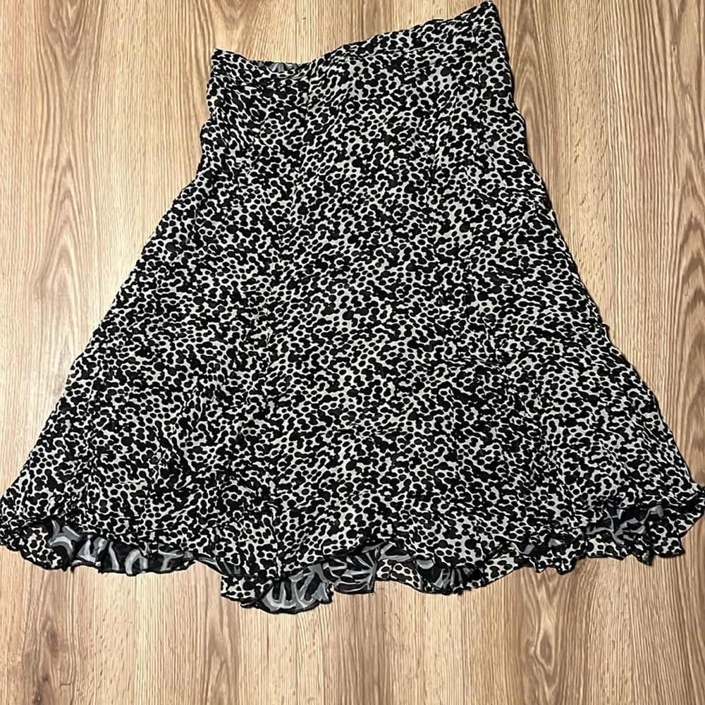 Vintage Skirt Reversible Floral Boho Festival Y2K Garden Fairy Tea Artsy  (721) - Picture 3 of 3